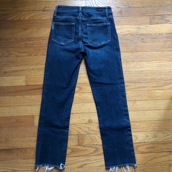 PAIGE Jaqueline Straight Military Patch Raw Hem - Picture 9 of 14